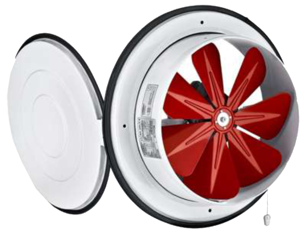 AIQ TOOLS II Aerisitor electric din metal+ventilator (160MM)